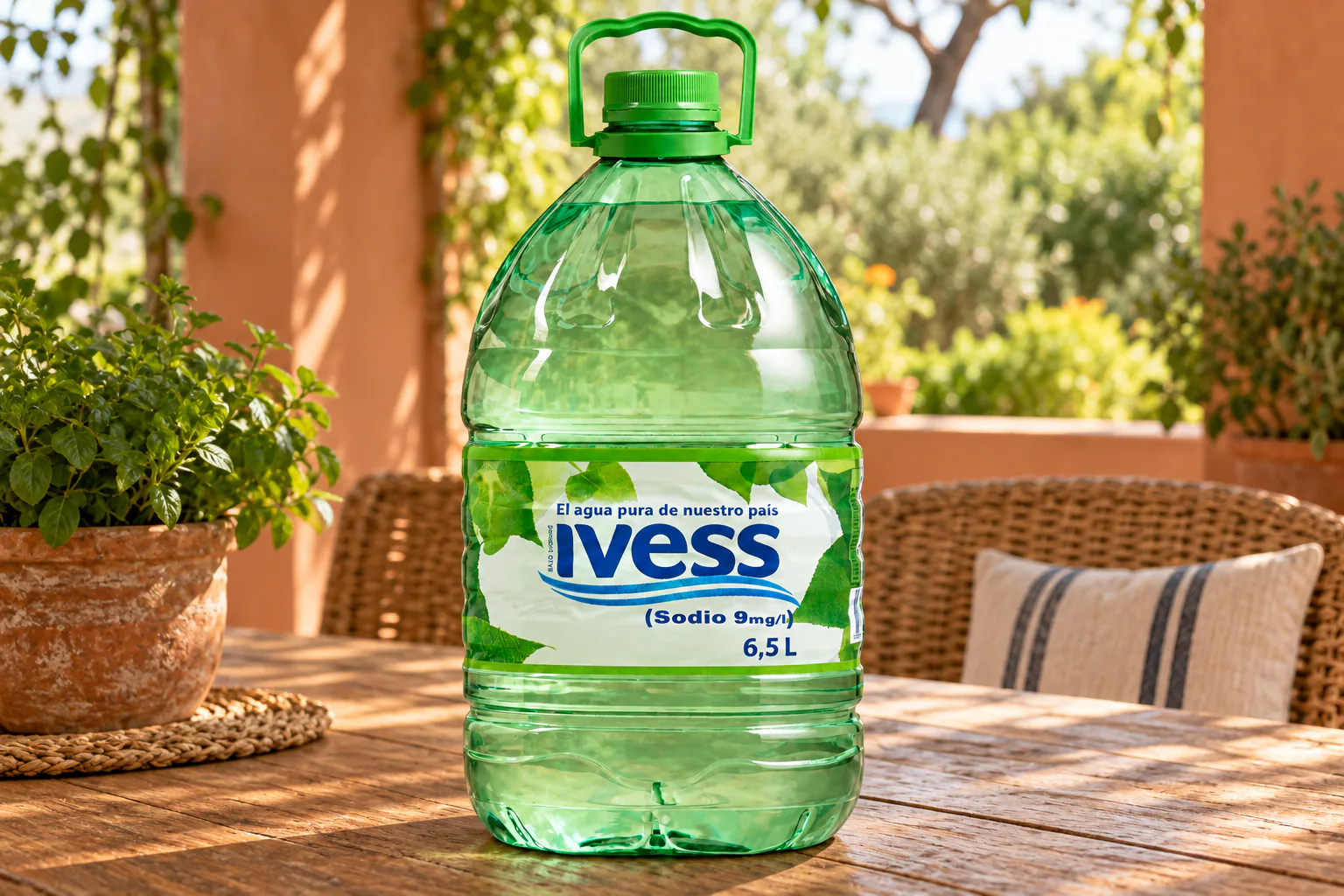 Botellón descartable IVESS bajo sodio de 6,5 litros
