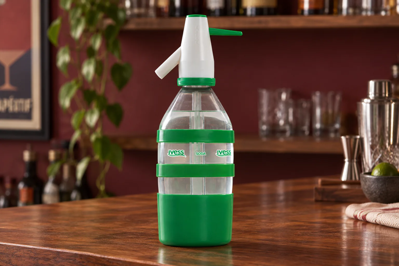 Sifón retornable de soda IVESS de 650 mililitros